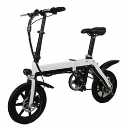 LWXXXA Bicicletta elettrica Pieghevole con Pneumatici Grassi, Mini Bici elettrica in Lega di Alluminio 36v / 350w, con Display a LED / 5 Marce, per Adulti, Donne, Uomini