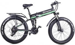 FFSM Bici elettriches MX01 1000W Forte elettrica Neve Bici, 5-Grade Pedal Assist Sensor, 21 velocit Fat Bike, 48V Extra Large Batteria E Bici (Colore: Rosso, Dimensione: 1000W 14.5Ah) plm46