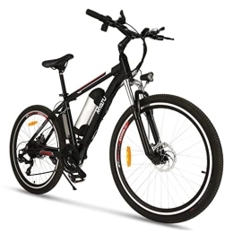 MYATU Bici elettriches MYATU Mountain bike elettrica 26" per uomo e donna, Shimano 21speed 250 W, motore mozzo posteriore