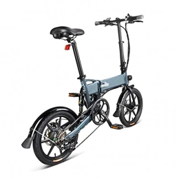 paritariny Bici elettriches paritariny Bici elettrica Bicicletta per Adulti Pieghevole elettrica a Due Ruote 36V 250W (Color : White)