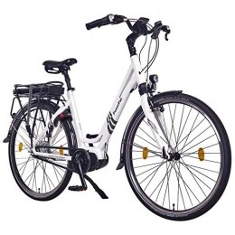 PowerPac Baumaschinen GmbH Bici elettriches powerpac – City Bike 28 Medio Motor Pedelec-Bike Bicicletta – Batteria Li-Ion 36 V 17 AH (612 WH) – 2018