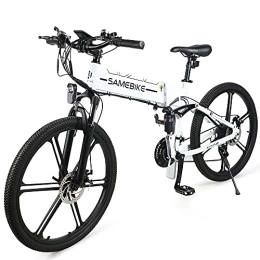 Samebike Bici elettriches SAMEBIKE LO26-II Mountain Bicicletta Elettrica Adulti Rimovibile 48V10.4AH Batteria 26 Pollice Pieghevole Biciclette Elettriche con Display LCD Velocità Ebikes
