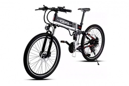 VOZCVOX Bici elettriches VOZCVOX Mountain Bike elettrica da 26", Bici elettrica da Montagna Pieghevole, Batteria Rimovibile 48V / 10.4AH, Bicicletta elettrica a 21 velocità per Adulti
