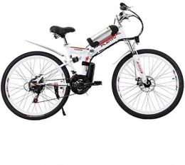 YAOJIA Bici elettriches YAOJIA Bicicletta Uomo Mountain Bike E-Bike Pieghevole da 26 Pollici con Batteria agli Ioni di Litio 8AH | Bicicletta da Montagna per Ciclismo su Strada per Adulti Bicicletta Bike