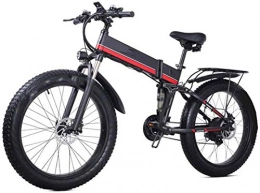 ZJZ Bici elettriches ZJZ 26 in Biciclette elettriche Pieghevoli 1000 W 48 V / 12, 8 Ah Mountain Bike, fari per motoslitta Display a LED Ciclismo all'aperto Viaggi Allenamento