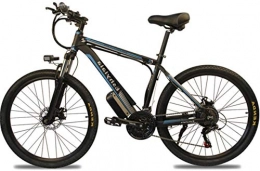 ZJZ Bici elettriches ZJZ Bicicletta da 350 W 26"per Adulti Bicicletta / Mountain Bike, Bici con Batteria Rimovibile da 10 / 15Ah, Cambio Professionale a 27 velocità (Blu)