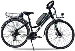 ZJZ Bici elettriches ZJZ Biciclette, Bici elettrica da Viaggio in Montagna, Motore da 350 W a 24 velocità da 26 Pollici per Adulti a Lunga Distanza e-Bike con Freni a Doppio Disco con Casco a Lungo Raggio