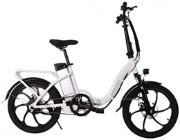 ZMHVOL Bici elettriches ZMHVOL Ebikes, Bici elettrica per Adulti Pieghevole Bike elettrica Bike Max velocità 32 km / h con Batteria per ioni di Litio Rimovibile da 36V 10Ah 250W Motor Urban Bicycle ZDWN (Color : White)