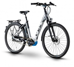 Husqvarna Biciclette da città Husqvarna Gran City 3 GC3 Wave 26'' 500Wh Shimano Taglia 48 Silver 2019 (City Bike Elettriche)
