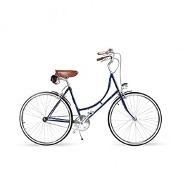 paritariny Biciclette da città paritariny Biciclette Complete di Cruiser, Bike per Il Tempo Libero per Il Tempo Libero della Bici da Donna da Donna Personalizzata retrò (Color : Deep Blue, Size : 1)
