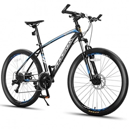 BaiHogi Mountain Bike Bici Da Corsa Professionale, 27-Velocità Mountain bike, telaio in lega di alluminio, resistente e leggero, freni a doppio disco meccanico anteriore e posteriore 26 pollici ( Color : - , Size : - )