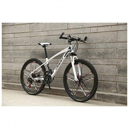 Chenbz Mountain Bike Chenbz Sport all'aria aperta 26 '' HighCarbon acciaio for mountain bike con 17 '' Frame doppio DiscBrake 2130 costi, più colori (Color : White, Size : 24 Speed)