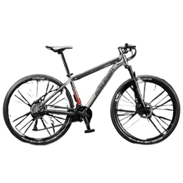 IEASE Mountain Bike IEASEzxc Bicycle 29 Inch Shock Absorber Mountain Bike Aluminum Alloy Bicycle Female And Male 33 Variable Speed Road Bike (Color : Gray, Size : 29inch 27speed)
