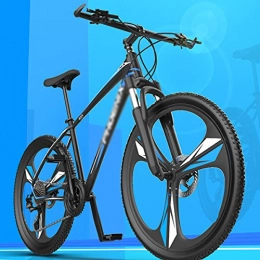 T-Day Mountain Bike Mountain Bike Bicicletta MTB Mountain Bike da Uomo Ruote da 26 Pollici, Telaio in Alluminio, Spostamento Regolare, Ammortizzatore Bloccabile - Blu(Size:27 Speed, Color:Blu)