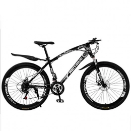 GYF Bicicleta Bicicleta de montaña Mountainbike Bicicleta For mujer for hombre de la bici de Barranco con suspensión de doble disco de freno delantero 21 / 24 / 27 velocidades de 26" bicicletas de montaña, Marco de ace