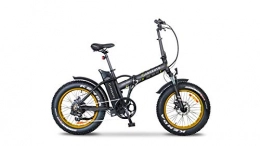 Argento Bicicleta Bicicleta eléctrica Minimax Ruedas Fat Plegable, Unisex Adulto, Gold, 42