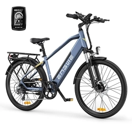 ENGWE  ENGWE Bicicletas Electricas para Adultos Adolescentes - Motor de 250W, Batería de 36V 17Ah de Largo Alcance Bicicleta Eléctrica de 100km de Autonomía con Cambio Shimano de 7 Velocidades