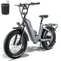 Fafrees  Fafrees Bicicleta eléctrica de montaña para mujer F20 Master E de 20 pulgadas, bicicleta eléctrica de trekking de 48 V / 22, 5 Ah / 1080 Wh, batería eléctrica, 60 N.m, bicicleta eléctrica Shimano 7S,