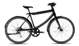 URTOPIA Bicicleta URTOPIA Bicicleta eléctrica Inteligente Chord Black | eBike con batería extraíble de 352.8 WH y autonomía de hasta 120 km | Ocho velocidades | Navegación GPS | Pantalla LED | Control por Voz
