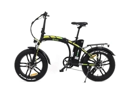 YOUIN NO BULLSHIT TECHNOLOGY Bicicletas eléctrica Youin Dubai Bicicleta Eléctrica Plegable 20x4.0 FAT, Autonomía 45 km, Motor 250W, Cambio 7 velocidades Shimano, Batería Extraíble - Negro.