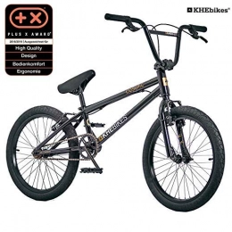 KHEbikes BMX KHE BMX Cosmic - Bicicleta de 20 Pulgadas con Rotor Affix (Solo 11, 1 kg), Color Azul, Negro y Blanco, Negro