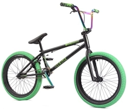 KHEbikes BMX KHE CENTRIX Bicicleta BMX de 20 pulgadas, rotor patentado Affix 360°, solo 10, 5 kg, color negro mate
