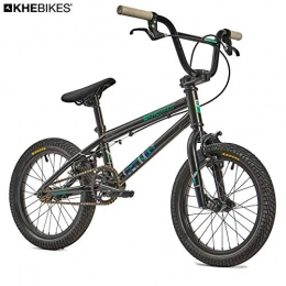 KHEbikes BMX KHE Lenny SE - Bicicleta BMX de 16 pulgadas, color negro, 9, 8 kg