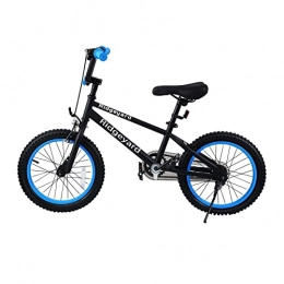 Desconocido BMX MuGuang BMX bicicleta de 16 pulgadas estilo libre para niños BMX principiante 100-120 cm 2 clavijas rotor de 360 ° (azul oscuro)