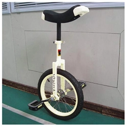 Monociclos Bicicleta Monociclos Rueda de 16 Pulgadas Niños / Adolescentes / Niños Mayores, Ejercicio Al Aire Libre Unisex Equilibrio de Bicicletas de Ciclismo (Color : White, Size : 16in Wheel)