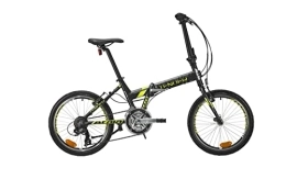 Atala Plegables Bicicleta plegable Atala Tender de 20 pulgadas, negro / naranja, 21 V