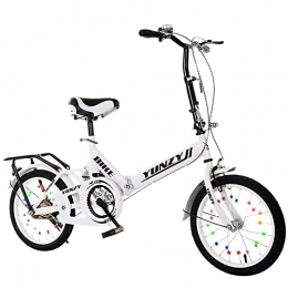 FEIFEI Bicicleta Bicicleta Plegable para Adultos, 16 20 pulgadas Bike Sport Adventure - Bicicleta para joven, mujer Mountain Bike, Aluminio, Unisex Adulto / 16inch