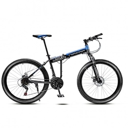 FEIFEI Bicicleta Bicicleta Plegable para Adultos, 24 pulgadas Bike Sport Adventure - Bicicleta para joven, mujer Mountain Bike, 21 velocidades / A