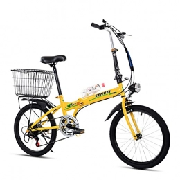 FEIFEI Bicicleta Bicicleta Plegable Para Adultos, Bicicleta De Montaña De 20 Pulgadas, Velocidad Variable, Unisex Adulto, Mujer Mountain Bike / Orange / 20inch