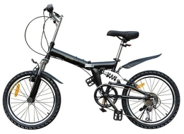 Kcolic Bicicleta Kcolic Bicicleta Plegable para Adultos Mini Bicicleta Plegable Liviana con 6 Velocidades Y Freno En V, Ruedas 20 Pulgadas, Bicicleta para Viajeros Urbanos para Adultos Y Adolescentes B, 20inch