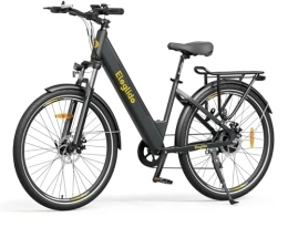 Eleglide  Eleglide Electric Bike, T1 Step-Thru Pedal Assist City E Bike, 27.5" Electric Bicycle Commute Trekking Bike for Adults with 36V 13Ah Battery, LCD Display, Shimano 7 Gears (Dark grey)