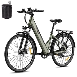 Fafrees  Fafrees [ Official F28 PRO E-Bike 27.5 Inch 14.5 Ah Battery, E-Bike Men's Mountain Bike 25 km / h Shimano 7S, E Bike Electric Bicycle Women's Bicycle Pedelec 3.5 Inch LCD Display with App