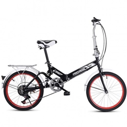 ASYKFJ Folding Bike ASYKFJ foldable bicycle Folding Bicycle XC550 Road Bike Front and Rear V Brake Bicycle for Men Women Foldable Bicycle, Lightweight Commuter City Bike Women's Bicycle with Basket,