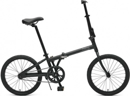 Critical CyclesJudd Unisex Folding Bikes Matte Black, 26" inch aluminum frame, 1 speed equipped with rear coaster brake hi-impact resin folding pedals