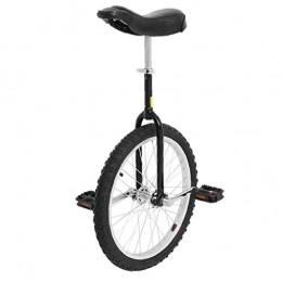 20 Inch Wheel Unicycle with Aluminum Alloy Rim Black