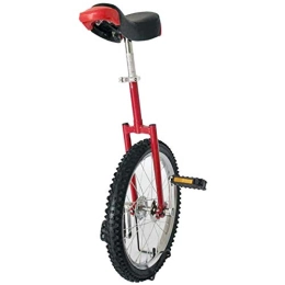 WYFX Unicycles 24 / 20 / 18 / 16 Inch Wheel Unicycle for Tall People / Kids / Adult, Starter Beginner Uni-Cycle Outdoor Sports Balance Cycling, 4 Colors Optional (Color : Red, Size : 18")