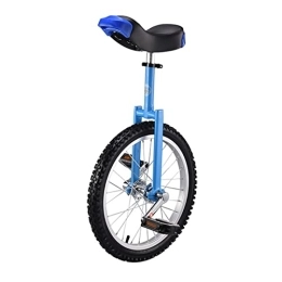 WENNEWU Bike Wheel Outdoor Unicycle Adjustable Seat Exercise Bicycle Fit Adults Kids Outdoor Sports Fitness Exercise, Blue, 24in