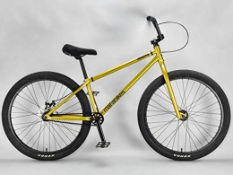 Mafiabikes Fahrräder Mafiabikes Wheelie Bike 26 Zoll BMX Fahrrad Street Park Blackjack Medusa (Gold)