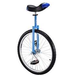 LoJax Einräder Freestyle-Einrad, großes Erwachsenen-Einrad für Männer / Frauen / große Kinder, 24-Zoll-Rad, Damen- / Herren-Einrad mit Leichtmetallfelge, Benutzer größer als 175 cm, bestes Geburtstagsgeschenk (blaue