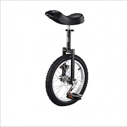 MMRLY Einräder MMRLY 16" Kinder Einrad Einradständer konturierte ergonomischer Sattel Balancen-Fahrrad Einrad, Schwarz