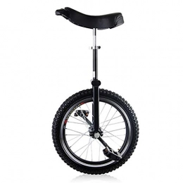 TTRY&ZHANG Fahrräder TTRY&ZHANG Wettbewerb Unicycle Balance Robuste 18-Zoll-Einräte für Anfänger / Jugendliche, mit dichtestes Butyl-Reifenrad Radfahren Outdoor-Sport-Fitness-Übungsgesundheit (Color : Black)
