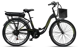 ARMONY Fahrräder Elektrofahrrad, 26 Zoll, Armony, Perugia Advance, Anthrazit, 250 W, Schwarz