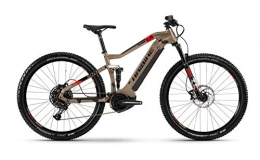 HAIBIKE Mountainbike HAIBIKE SDURO FullNine 4.0 Yamaha Elektro Bike 2020 (L / 48cm, Sand / Rot / Schwarz)