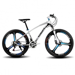 XER Mountainbike XER Mountainbike, 26-Zoll-Dreimesser-Laufrad Unisex-Mountainbike-Scheibenbremsen mit zweifacher Federung aus Kohlenstoffstahl, White, 24speed