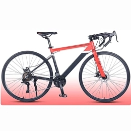 ASUMUI Fahrräder ASUMUI 27, 5-Zoll-Aluminiumlegierung Bend Rennrad Erwachsene 700C27 Variable Speed ​​Oil Disc Student Ultraleichtes Fahrrad (red)