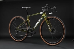 Rinos Rennräder Rinos Carbon Gravel Bike Sandman1.0 Shimano R3000 (Gold, 56)